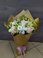 Букет цветов из:  Розы и Лизиантусы #REPLACE_PRED# Поселок ВНИИССОК