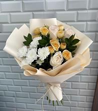 Букет цветов из:  Розы и Хризантемы #REPLACE_PRED# Поселок ВНИИССОК
