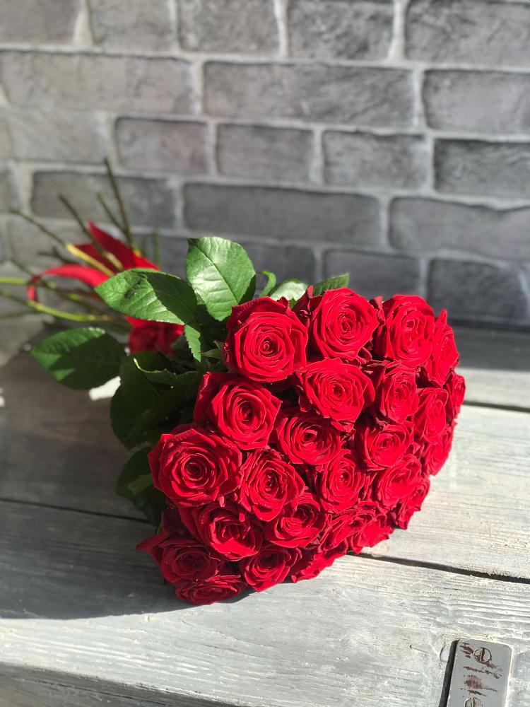 Букет Красные розы Фридом в Поселок ВНИИССОК