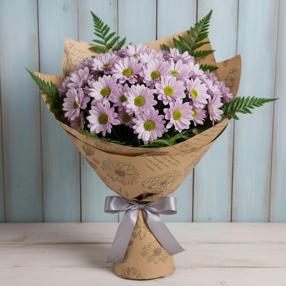 Букет цветов из: Хризантемы в Поселок ВНИИССОК