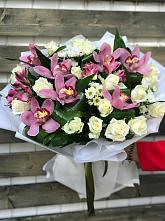 Букет цветов из:  Розы и Хризантемы #REPLACE_PRED# Поселок ВНИИССОК