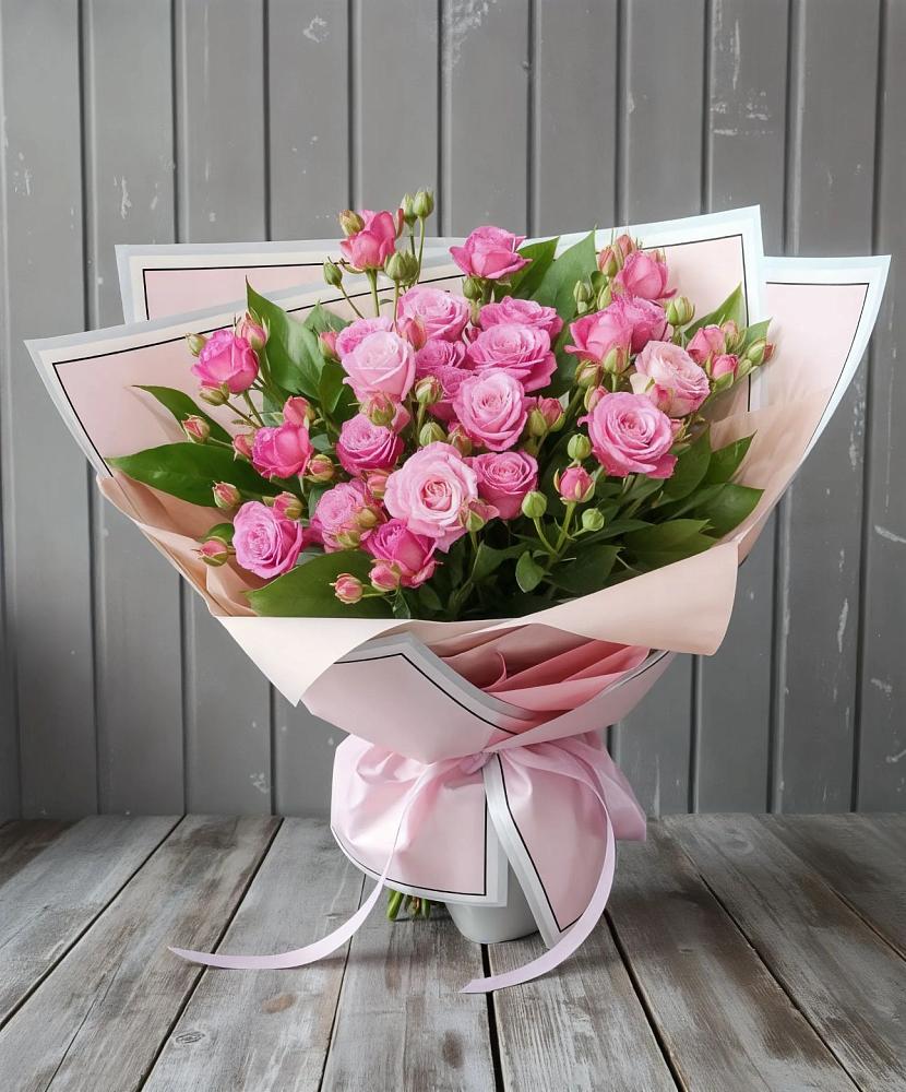 Букет Розовый кустик в Поселок ВНИИССОК