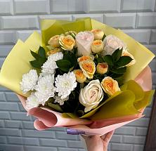 Букет цветов из:  Розы и Хризантемы #REPLACE_PRED# Поселок ВНИИССОК