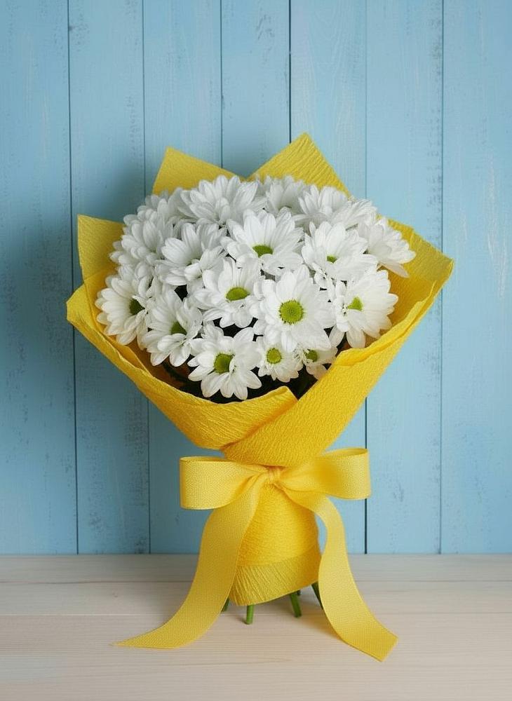 Букет цветов из: Хризантемы в Поселок ВНИИССОК