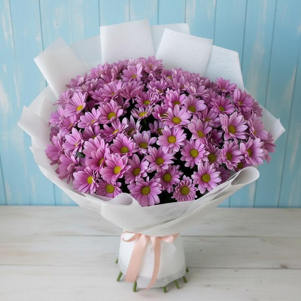 Букет цветов из: Хризантемы в Поселок ВНИИССОК