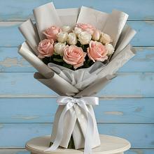 Букет цветов из:  Розы #REPLACE_PRED# Поселок ВНИИССОК