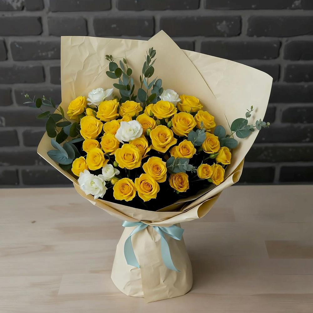 Букет цветов из: Розы в Поселок ВНИИССОК