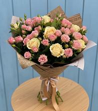 Букет цветов из:  Розы в Поселок ВНИИССОК