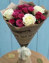 Букет цветов из:  Розы #REPLACE_PRED# Поселок ВНИИССОК