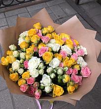 Букет цветов из:  Розы #REPLACE_PRED# Поселок ВНИИССОК