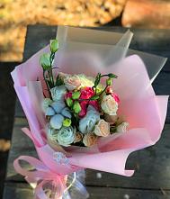 Букет цветов из:  Розы и Лизиантусы #REPLACE_PRED# Поселок ВНИИССОК