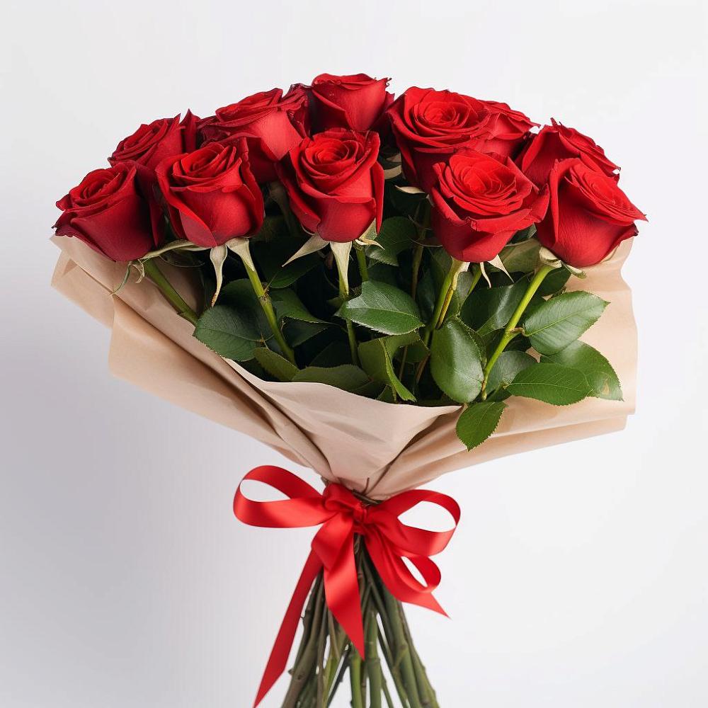 Букет 11 Красных роз Эдлесс Лав в Поселок ВНИИССОК