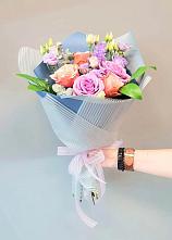 Букет цветов из:  Лизиантусы и Розы #REPLACE_PRED# Поселок ВНИИССОК