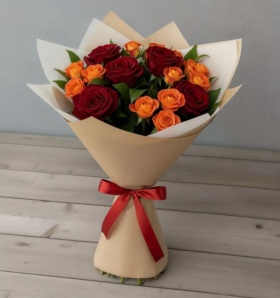 Букет Любовь и восторг в Поселок ВНИИССОК